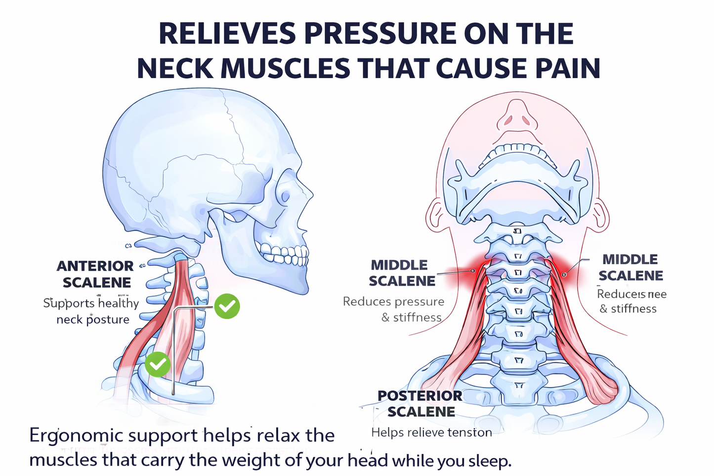 NeckNest™ Ergonomic Cervical Pillow