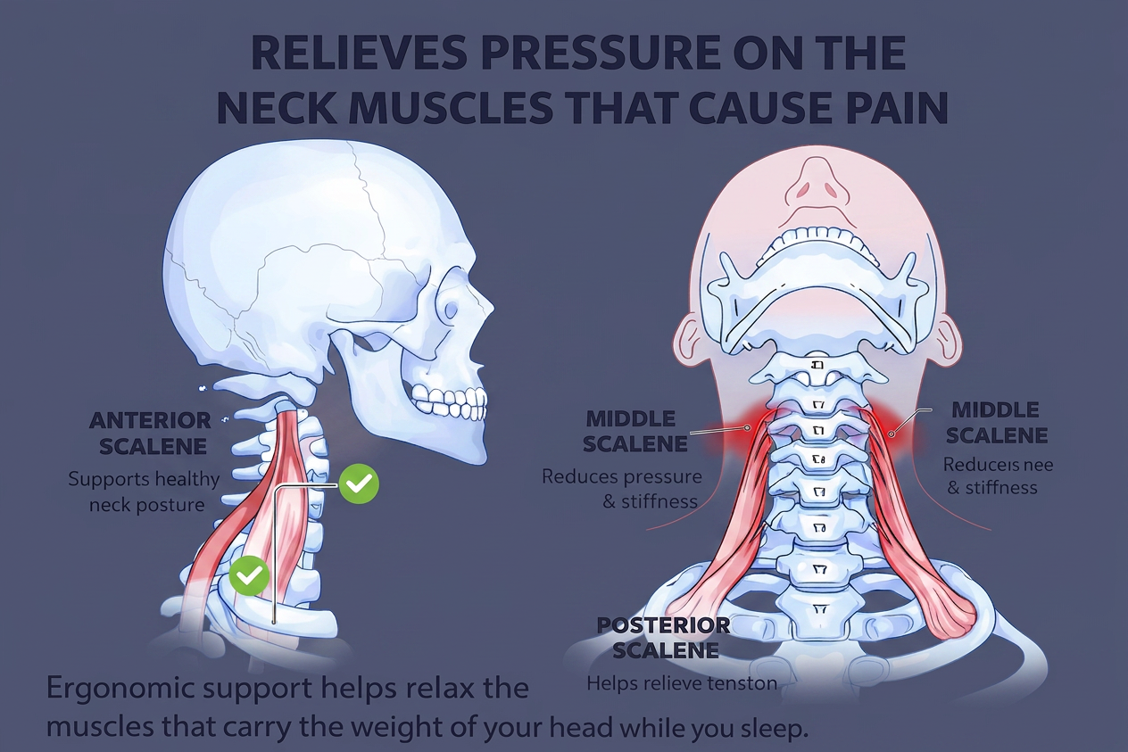 NeckNest™ Ergonomic Cervical Pillow
